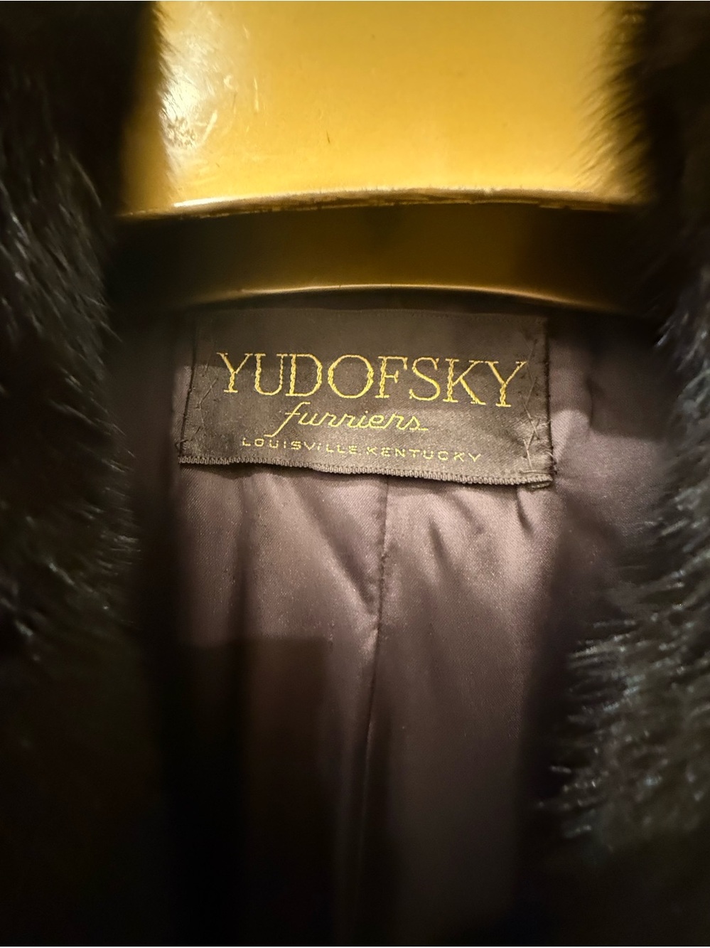 Vintage Yudofsky Furriers Full Length Dark Brown Mink Fur Coat - Picture 2 of 16